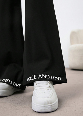 Черные демисезонные леггинсы SHEIN