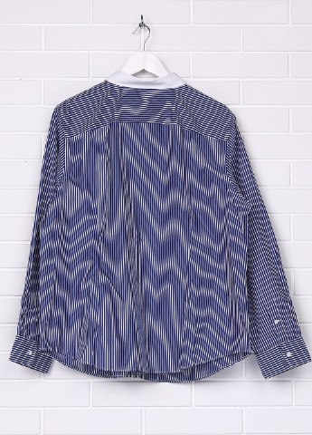 Темно-синяя кэжуал рубашка в полоску Ralph Lauren