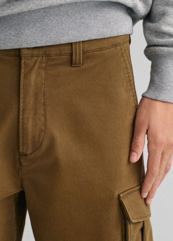 Песочные кэжуал демисезонные прямые брюки Gant