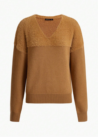 Светло-коричневый зимний пуловер пуловер SHEIN
