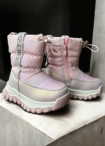 Розовые дутики Tom.M на молнии