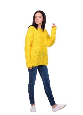 Жовтий демісезонний джемпер жіночий джемпер Bakhur