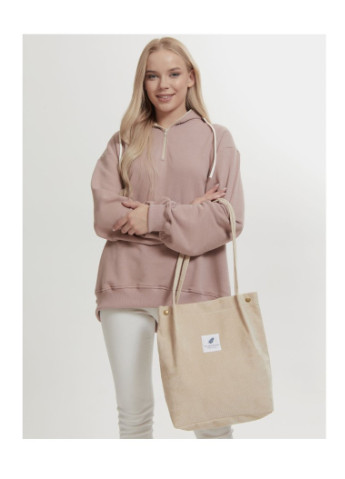 Сумка шоппер Екосумка жіноча з тканини вельветова з довгими ручками Бежева Berni Fashion 59052 (239496802)