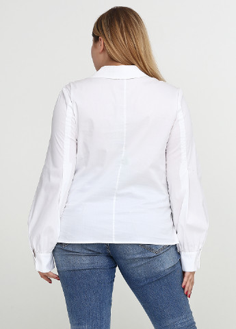 Белая демисезонная блуза Oblique