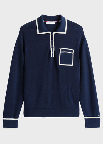 Темно-синий демисезонный свитер Tommy Hilfiger