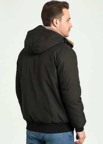 Оливковая (хаки) зимняя куртка Sun's House