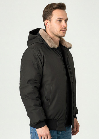 Оливковая (хаки) зимняя куртка Sun's House