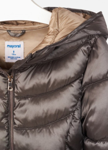 Бежевая демисезонная куртка для девочки Mayoral 7418
