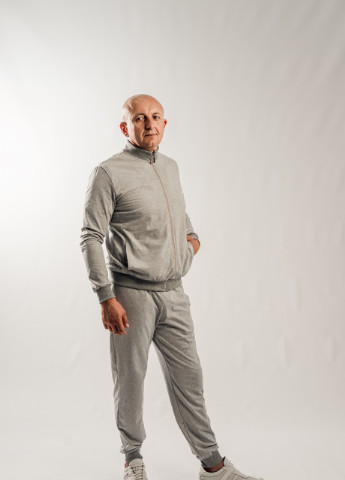 Серый демисезонный мужской спортивный костюм v.o.g. брючный V.O.G.