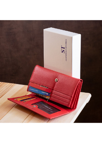 Жіночий шкіряний гаманець 17х9 см st leather (229460008)