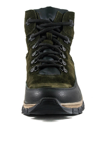 Темно-зеленые зимние ботинки хайкеры Mida