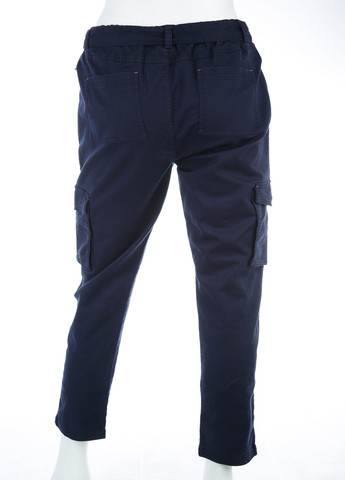 Синие кэжуал демисезонные зауженные брюки Boden