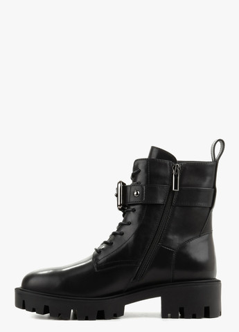 Зимние ботинки берцы Le'BERDES на тракторной подошве, с пряжкой, со шнуровкой