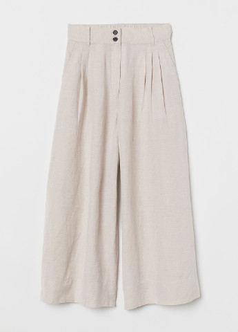 Песочные кэжуал летние кюлоты брюки H&M