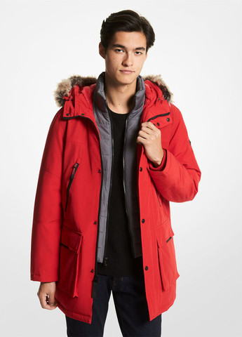 Красная демисезонная куртка Michael Kors
