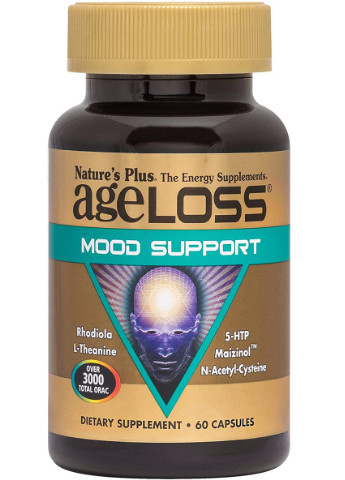 Комплекс для підтримки настрою, AgeLoss Mood Support, Nature's Plus, 60 капсул Natures Plus (228293137)