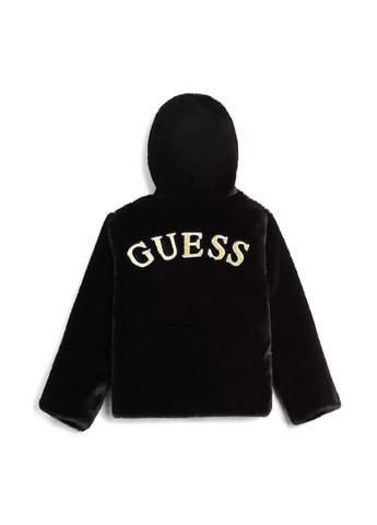 Черная зимняя куртка Guess