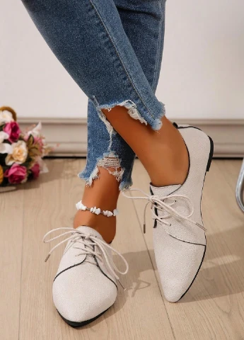 SHEIN Туфли светло-бежевый з текстиль, китай — демисезон (329545880)