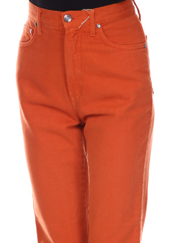 Оранжевые кэжуал демисезонные зауженные брюки XC