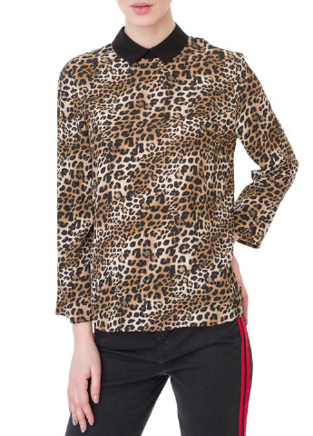 Комбінована блуза на запах Oui