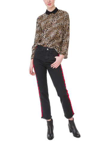 Комбінована блуза на запах Oui