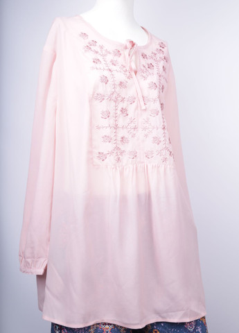 Светло-розовая летняя блуза Signature