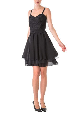 Чорна коктейльна плаття, сукня Miss Miss однотонна