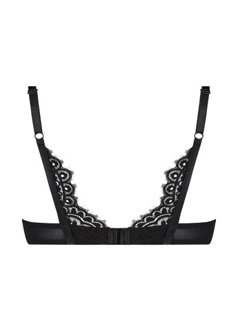 Чёрный балконет бюстгальтер Hunkemoller полиамид