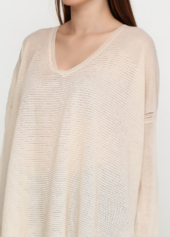 Светло-бежевый демисезонный пуловер пуловер Pedro Del Hierro