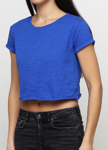 Синяя летняя футболка Terranova