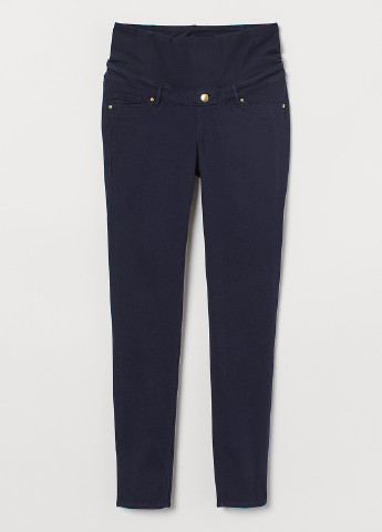 Темно-синие демисезонные скинни джинсы для беременных H&M