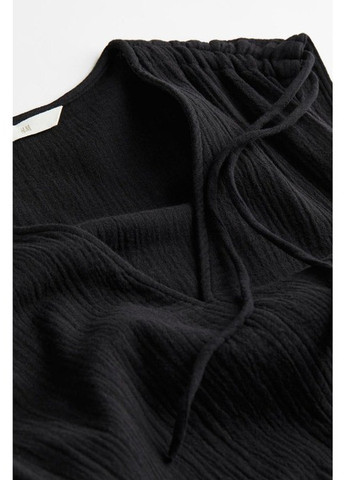 Черное кэжуал платье H&M однотонное