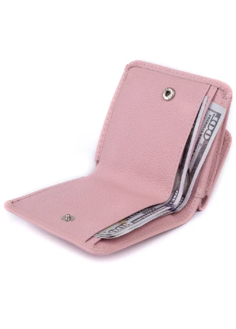 Жіночий шкіряний гаманець 9,5х9х1 см st leather (252132570)