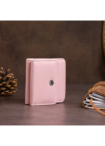Жіночий шкіряний гаманець 9,5х9х1 см st leather (252132570)
