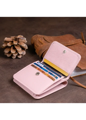 Жіночий шкіряний гаманець 9,5х9х1 см st leather (252132570)