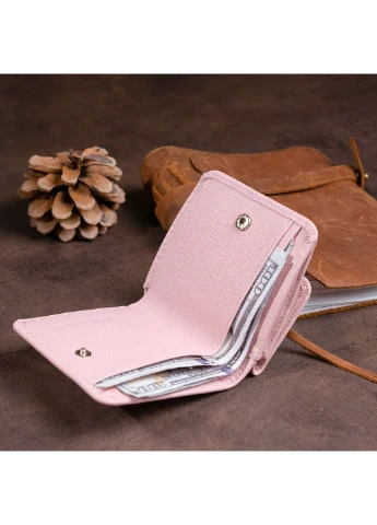 Жіночий шкіряний гаманець 9,5х9х1 см st leather (252132570)