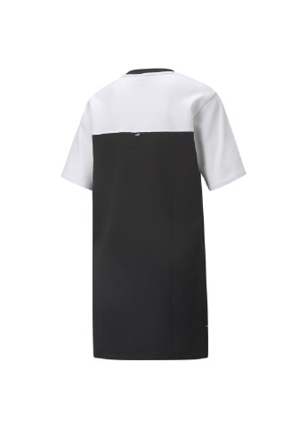 Платье Power Women's Tee Dress Puma однотонная чёрная спортивная хлопок, эластан