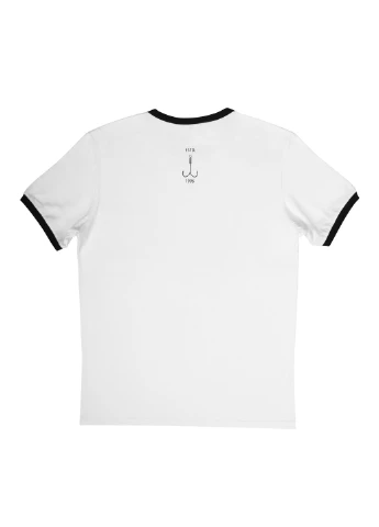 Белая футболка "angler fish (глубоководный удильщик)" white Klost