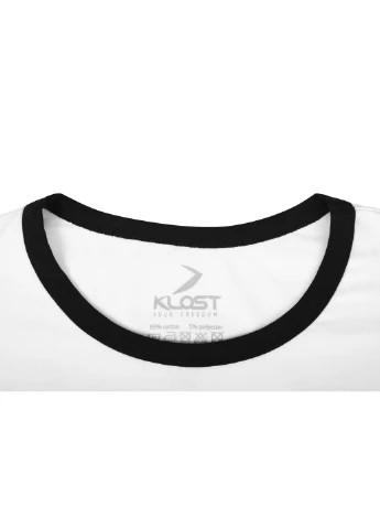 Белая футболка "angler fish (глубоководный удильщик)" white Klost