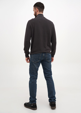 Синие демисезонные прямые джинсы Giorgio Armani