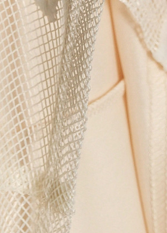 Кремовое кэжуал платье а-силуэт SHEIN однотонное