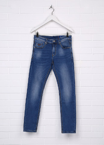 Синие летние зауженные джинсы Y-TWO