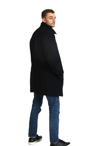 Темно-синє зимнє Пальто Mart
