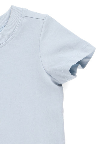 Голубая летняя футболка The Moon & Back