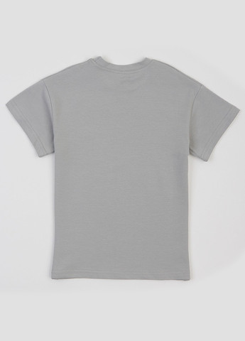 Серая летняя футболка Ляля