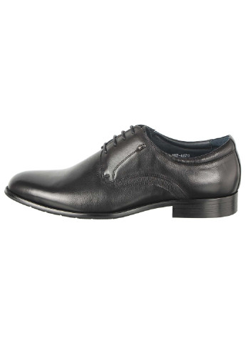 Черные мужские классические туфли 195132 Brooman на шнурках