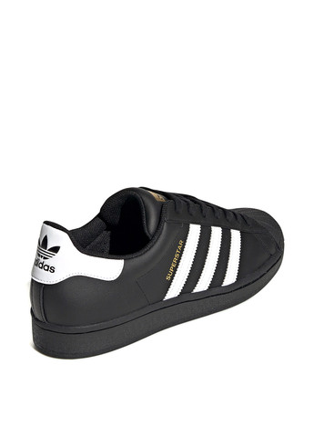 Черные кеды adidas SUPERSTAR с глиттером