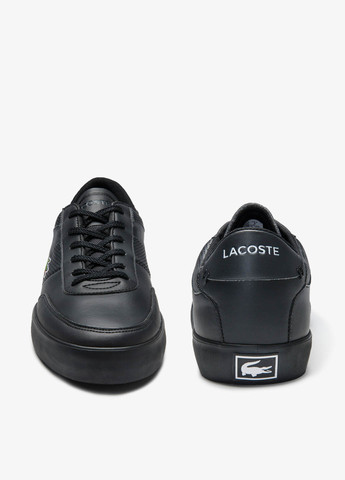 Черные демисезонные кроссовки Lacoste Court-Master