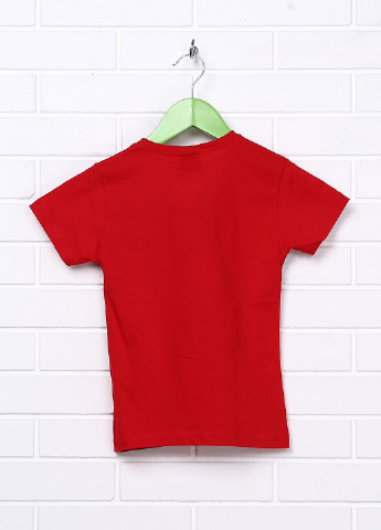 Красная летняя футболка с коротким рукавом Stoper