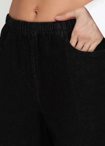 Джинси Brandtex Collection прямі однотонні чорні джинсові
